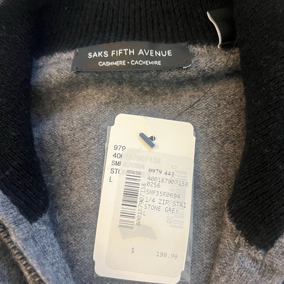 Saks Fifth Avenue Cashmere Sweater - Picture 2 of 5